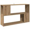 vidaXL Knihovna dub artisan 100 x 24 x 63 cm kompozitn&iacute; dřevo