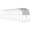 vidaXL Kurn&iacute;k proti zdi Stř&iacute;brn&aacute; 1000 x 100 x 215 cm Pozinkovan&aacute; ocel