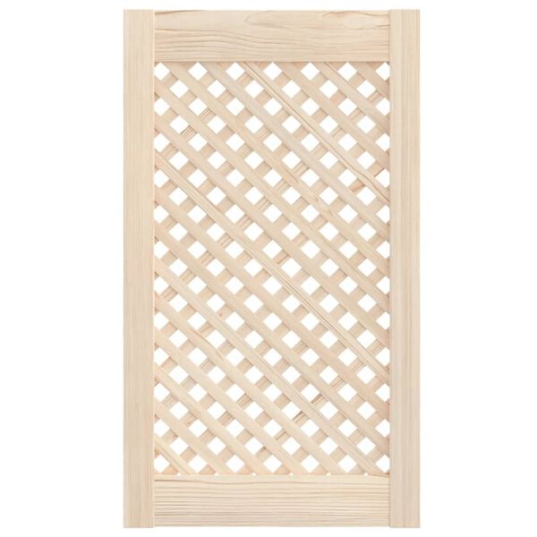 vidaXL Nábytková dvířka mřížkový design 2 ks 39,5 x 69 cm borovice