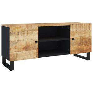vidaXL TV skř&iacute;ňka 105x33x46 cm masivn&iacute; mangovn&iacute;kov&eacute; dřevo