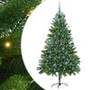 vidaXL V&aacute;nočn&iacute; stromeček s 300 LED diodami s stojanem Zelen&aacute; 180 cm PE