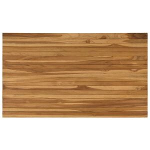 vidaXL Deska stolu 120 x 70 x 3,5 cm Obd&eacute;ln&iacute;kov&yacute; Pevn&eacute; teakov&eacute; dřevo