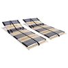vidaXL Lamelov&eacute; ro&scaron;ty do postele 2 ks 42 lamel 7 z&oacute;n 70 x 200 cm