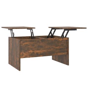 vidaXL Konferenčn&iacute; stolek kouřov&yacute; dub 80x50x42,5 cm kompozitn&iacute; dřevo