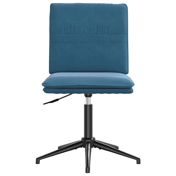 vidaXL J&iacute;deln&iacute; židle 2 ks modr&eacute; samet