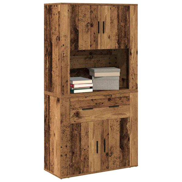 vidaXL Highboard Star&eacute; dřevo 80 x 33 x 150 cm Kompozitn&iacute; dřevo