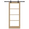 vidaXL Posuvn&eacute; dveře Př&iacute;rodn&iacute; 86 x 198,5 cm