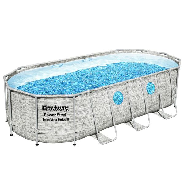 Bestway Baz&eacute;nov&aacute; sada Power Steel Swim Vista Series 549 x 274 x 122 cm