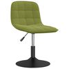 vidaXL Otočn&eacute; j&iacute;deln&iacute; židle 4 ks světle zelen&eacute; samet