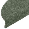 vidaXL Schodov&eacute; rohože samolepic&iacute; 30 ks 56 x 17 x 3 cm zelen&eacute; půlkulat&eacute;