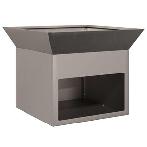 vidaXL Ohni&scaron;tě Rezav&aacute; 50 x 50 x 40 cm Povětrnostně odoln&aacute; ocel