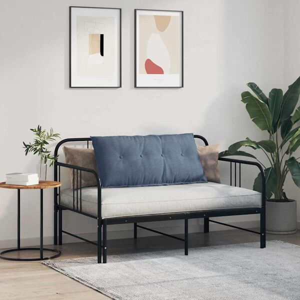 vidaXL Pol&scaron;t&aacute;ř na z&aacute;da Modr&aacute; 100 x 50 cm Žebrovan&aacute; l&aacute;tka