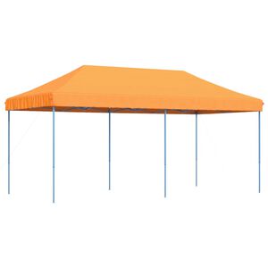 vidaXL Skl&aacute;dac&iacute; party stan pop-up oranžov&yacute; 580 x 292 x 315 cm