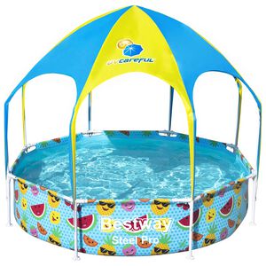 Bestway Nadzemn&iacute; baz&eacute;n pro děti s UV ochranou Steel Pro 244 x 51 cm