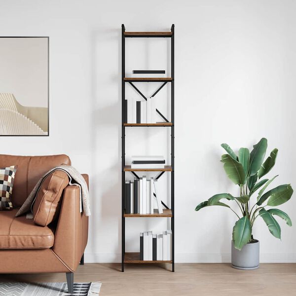 vidaXL Knihovna Star&eacute; dřevo 40 x 30 x 189,5 cm kompozitn&iacute; dřevo