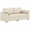 vidaXL Sofa pro dvě osoby B&eacute;žov&aacute; 180 cm Lněn&aacute; směs