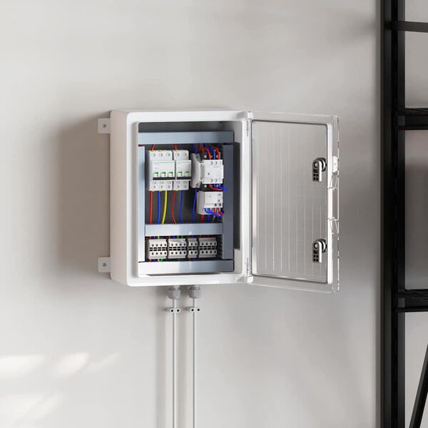 vidaXL Ovl&aacute;dac&iacute; skř&iacute;ň &Scaron;ed&aacute; 30 x 19,5 x 40 cm ABS plast