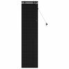vidaXL Venet &scaron;koln&iacute; žaluzie Čern&aacute; 40 x 160 cm 35 mm Masivn&iacute; paulovnie