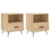 vidaXL Nočn&iacute; stolky 2 ks dub sonoma 40 x 35 x 47,5 cm kompozitn&iacute; dřevo