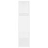 vidaXL Knihovna / dělicí stěna bílá 60 x 24 x 94 cm dřevotříska