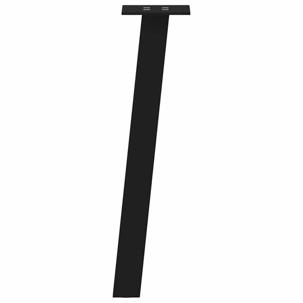 vidaXL Nohy ke konferenčnímu stolku 4 ks černé 30 cm ocelové