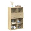 vidaXL Skř&iacute;ň highboard dub sonoma 80 x 42,5 x 124 cm kompozitn&iacute; dřevo