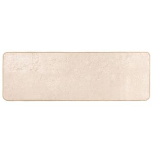 vidaXL Běhoun Jednobarevn&yacute; MARSA Kr&eacute;mov&aacute; 50 x 100 cm Polyester a PVC