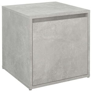 vidaXL &Uacute;ložn&yacute; box se z&aacute;suvkou betonově &scaron;ed&yacute; 40,5 x 40 x 40 cm kompozit