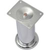 vidaXL Nohy k pohovce 8 ks kulat&eacute; chrom 180 mm