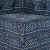 vidaXL Modulární Rohová Pohovka Indigo Potisk 70 x 70 x 56 cm textil