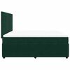 vidaXL Box spring postel s matrac&iacute; tmavě zelen&aacute; 180x200 cm samet
