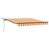 vidaXL Stahovac&iacute; mark&yacute;za Žlut&aacute; a oranžov&aacute; 350 x 250 cm Polyester