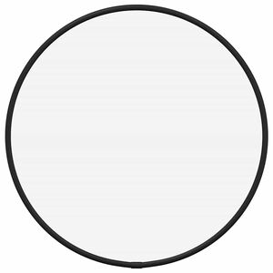 vidaXL N&aacute;stěnn&eacute; zrcadlo čern&eacute; &Oslash; 30 cm kulat&eacute;
