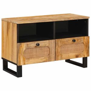 vidaXL Televizn&iacute; skř&iacute;ň Hněd&aacute; 70 x 33 x 46 cm Masivn&iacute; mangov&eacute; dřevo