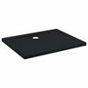 vidaXL Sprchov&yacute; z&aacute;kladn&iacute; t&aacute;c s tečkami 100 x 80 x 4 cm ABS Čern&aacute;
