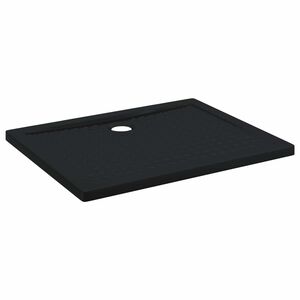 vidaXL Sprchov&yacute; z&aacute;kladn&iacute; t&aacute;c s tečkami 100 x 80 x 4 cm ABS Čern&aacute;