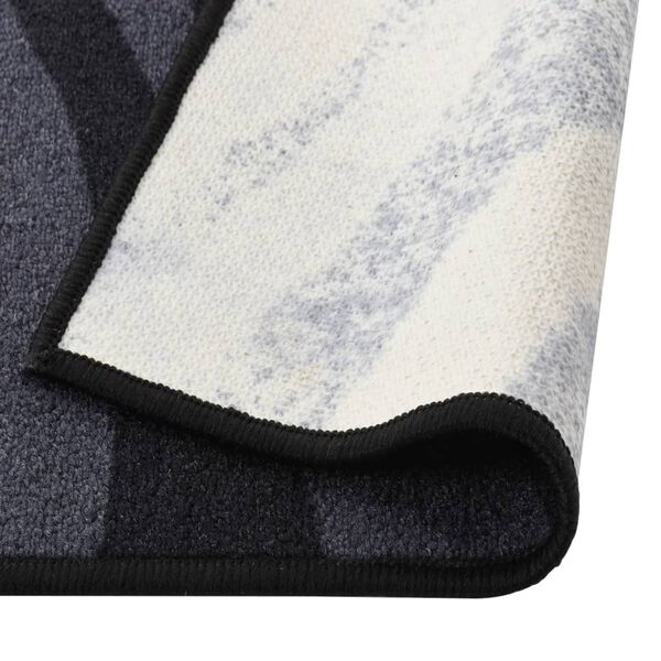 vidaXL Běhoun čern&yacute; 80 x 300 cm