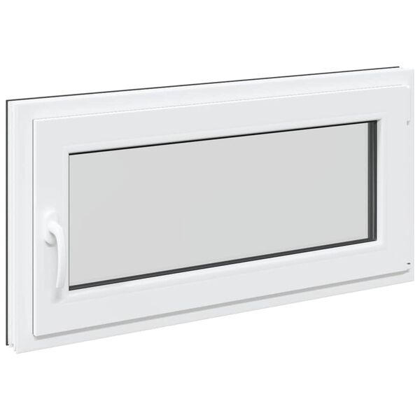 vidaXL Okno do sklepa "RISOR" 100x50 cm otev&iacute;ravě-sklopn&eacute; DIN prav&eacute; antracitov&eacute;