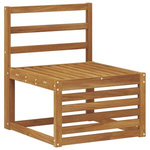 vidaXL Venkovn&iacute; středn&iacute; pohovka Masivn&iacute; ak&aacute;tov&eacute; dřevo Př&iacute;rodn&iacute;
