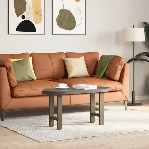 vidaXL Nohy konferenčního stolku z přírodní oceli 2 ks 38 x (42-43) cm ocel