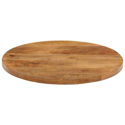vidaXL Stolní deska Ø 60 x 2,5 cm kulatá masivní mangovníkové dřevo