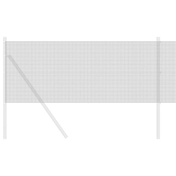 vidaXL Svařovan&yacute; dr&aacute;těn&yacute; plot &Scaron;ed&aacute; 0.6 x 100 m