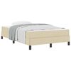 vidaXL Postel s boxspringem Kr&eacute;mov&aacute; 120 x 190 cm textil