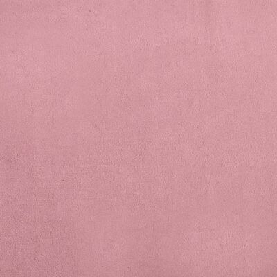 vidaXL Dětská pohovka růžová 70 x 45 x 33 cm samet