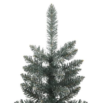 vidaXL Umělý úzký vánoční stromek se stojanem zelený 210 cm PVC