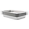 vidaXL Gastron&aacute;doby 4 ks GN 1/1 65 mm nerezov&aacute; ocel