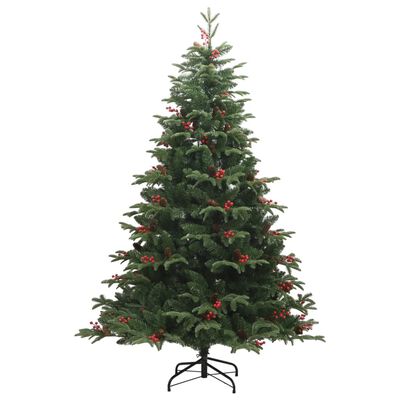vidaXL Umělý sklápěcí vánoční stromek 300 LED 210 cm