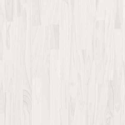 vidaXL Knihovna se 3 policemi bílá 100 x 30 x 105 cm masivní borovice