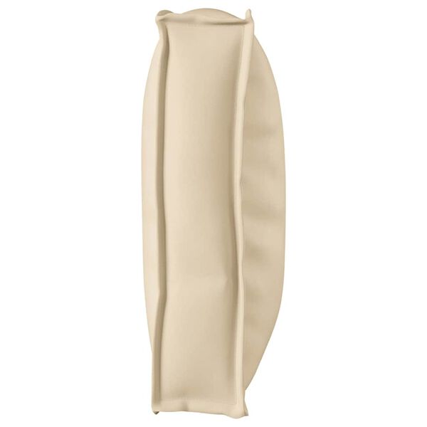 vidaXL Pol&scaron;t&aacute;ř B&eacute;žov&aacute; 120 x 60 x 12 cm Oxford l&aacute;tka