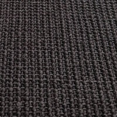 vidaXL Sisalový koberec pro škrabací sloupek černý 66 x 350 cm